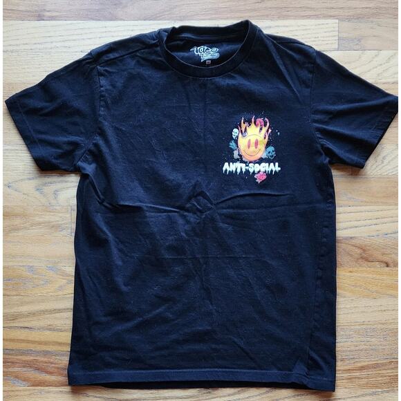 Taco Tuesday Men’s Anti Social Size Medium Black Shirt 100% Cotton - Picture 1 of 6